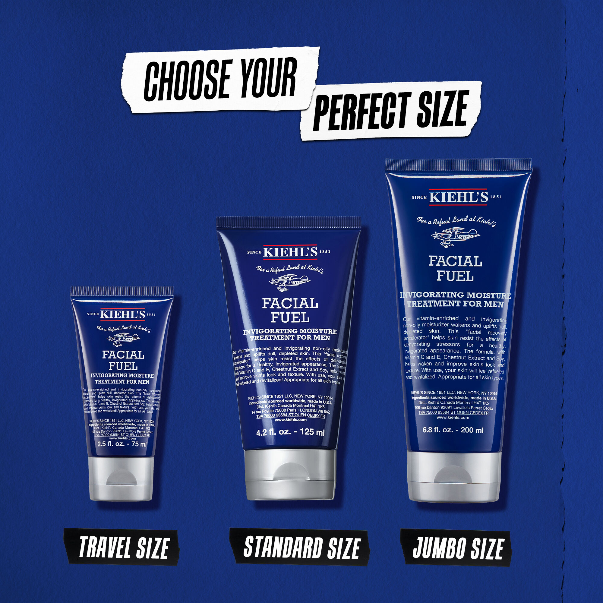 Facial Fuel Daily Invigorating Moisture Treatment for Men – Kiehl's